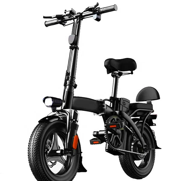 New Arrived Popular Single Speed 14 Inch City  Steel Folding Electric Bike Bicycle