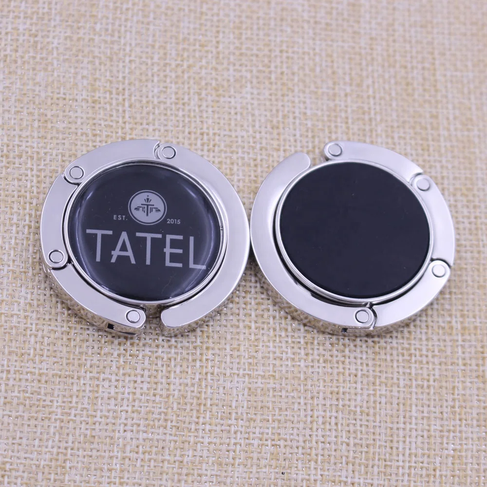 Best Selling Custom Logo Metal Purse Hanger Bag Hanger Table Top Bag Hanger