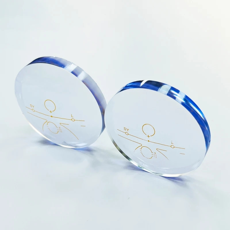 Good quality 1.56 pgx hmc green Semi Finished Progressive blue cut Lens