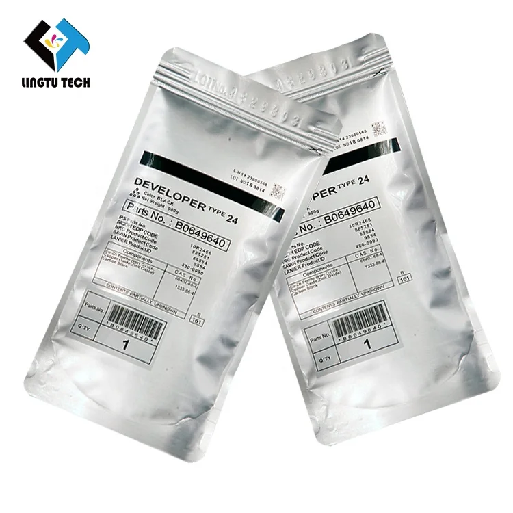 Recycle RIC24 Original Copier Toner Developer for Ricoh AF7500 8000 2090 2105 6001 7502 6210D 7001 Copier Machine Spare Parts