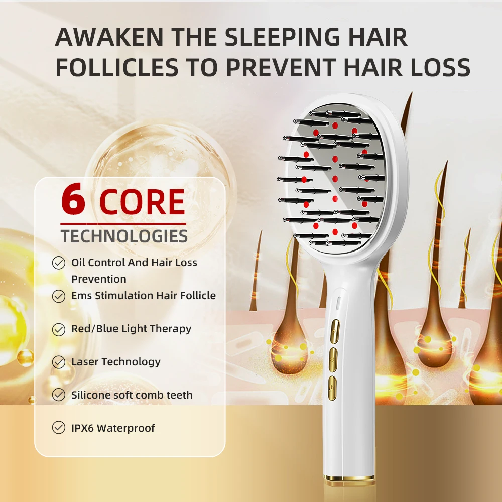 Hochfrequenz Vibration Radiofrequenz Kopfhaut Massagegerat Ems Haar Massage Anti Haarausfall Kopf Massagegerat