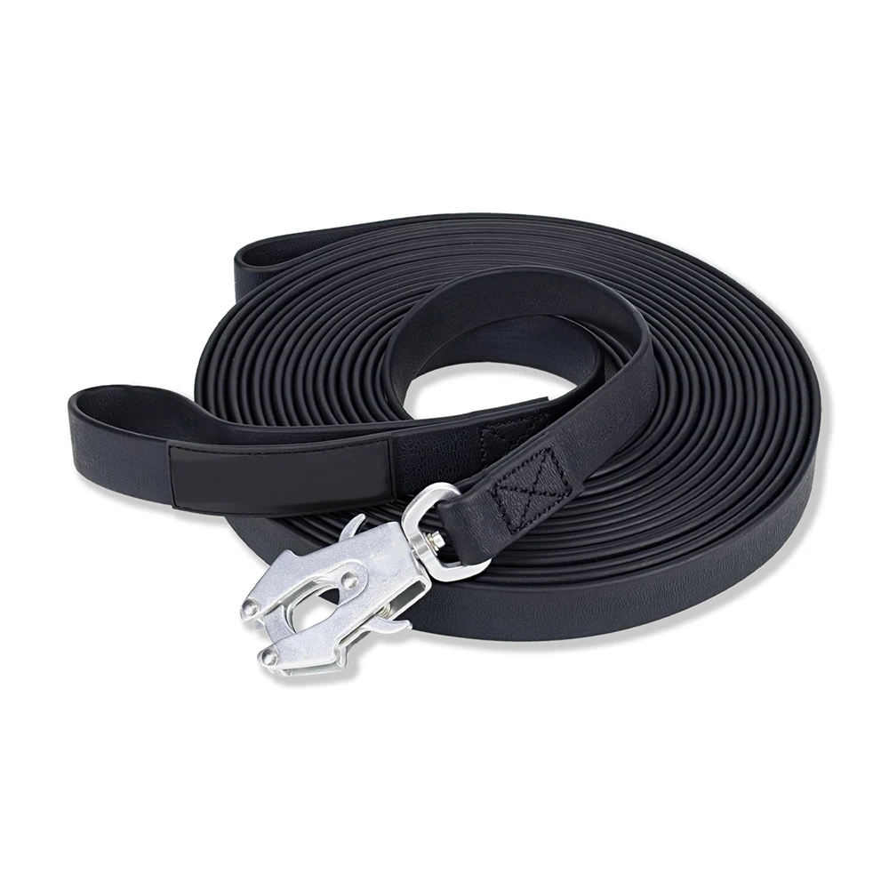 custom logo luxury pet leash heavy duty waterproof  pvc dog leashes