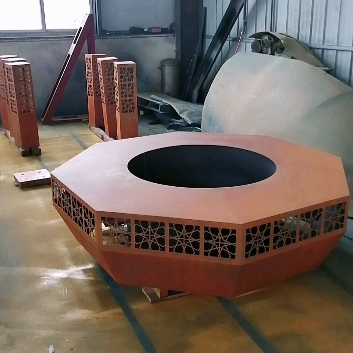 Metal Steel Garden Tower Tree Urban Planter