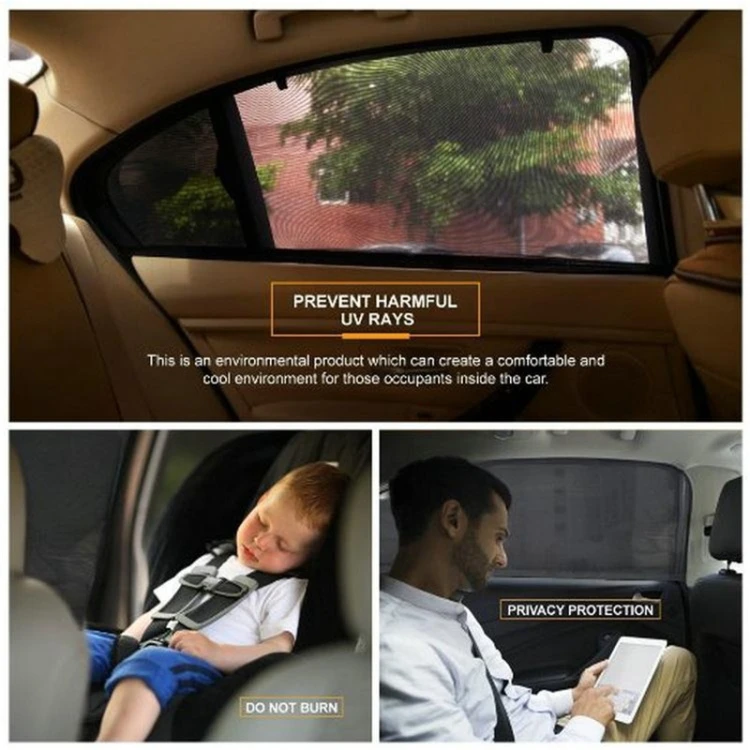 Hot selling Auto Car Vehicle Window Mesh Shield Sunshade Visor Net Protection Anti Mosquito Window Covers clean accessories