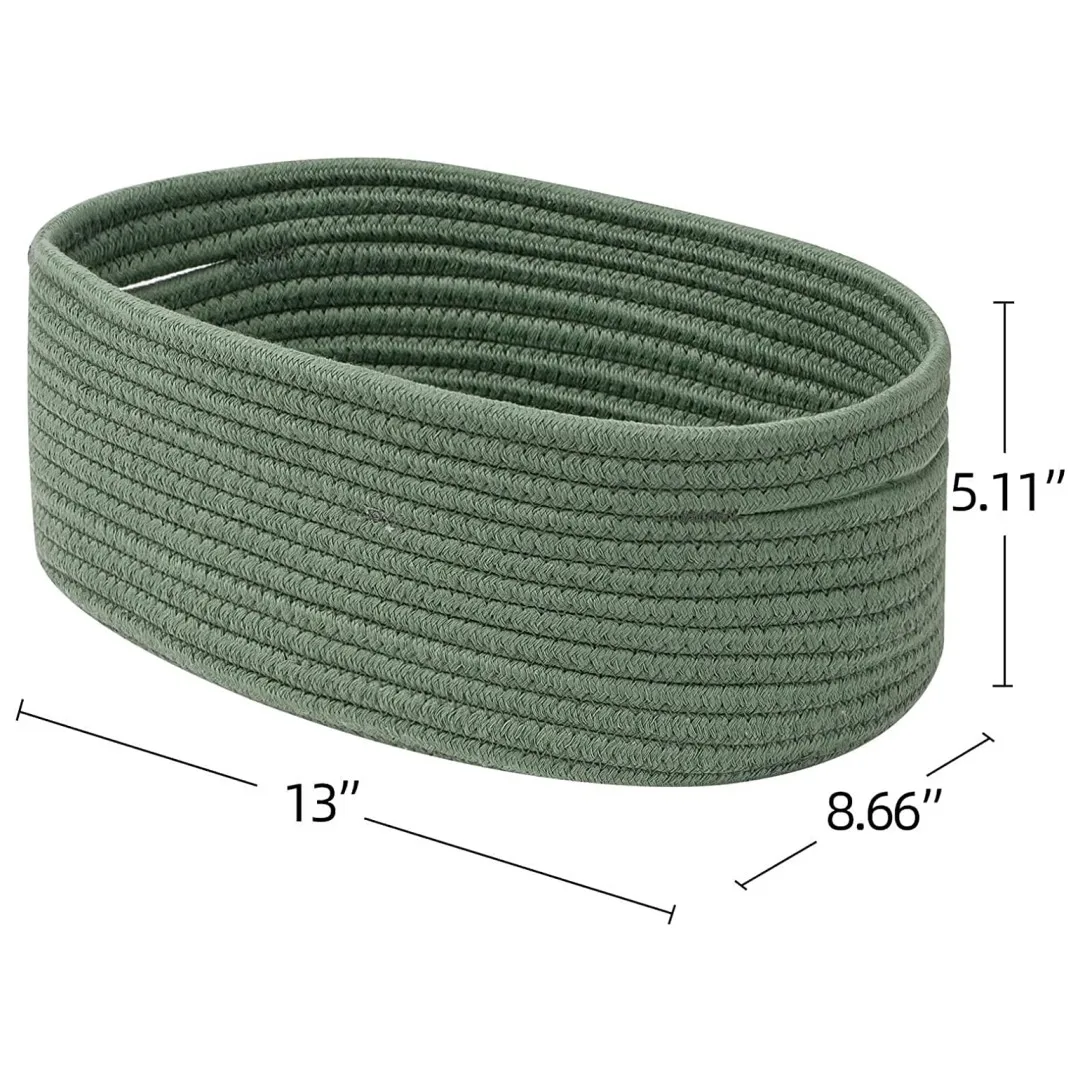 Decorative Basket for Closet Storage Small Woven Rope Baskets