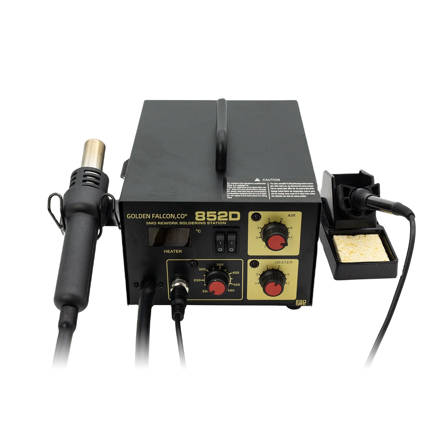 852D паяльная станция для горячего воздуха высокочастотный 2 в 1 паяльник сварки оловом ремонтных работ