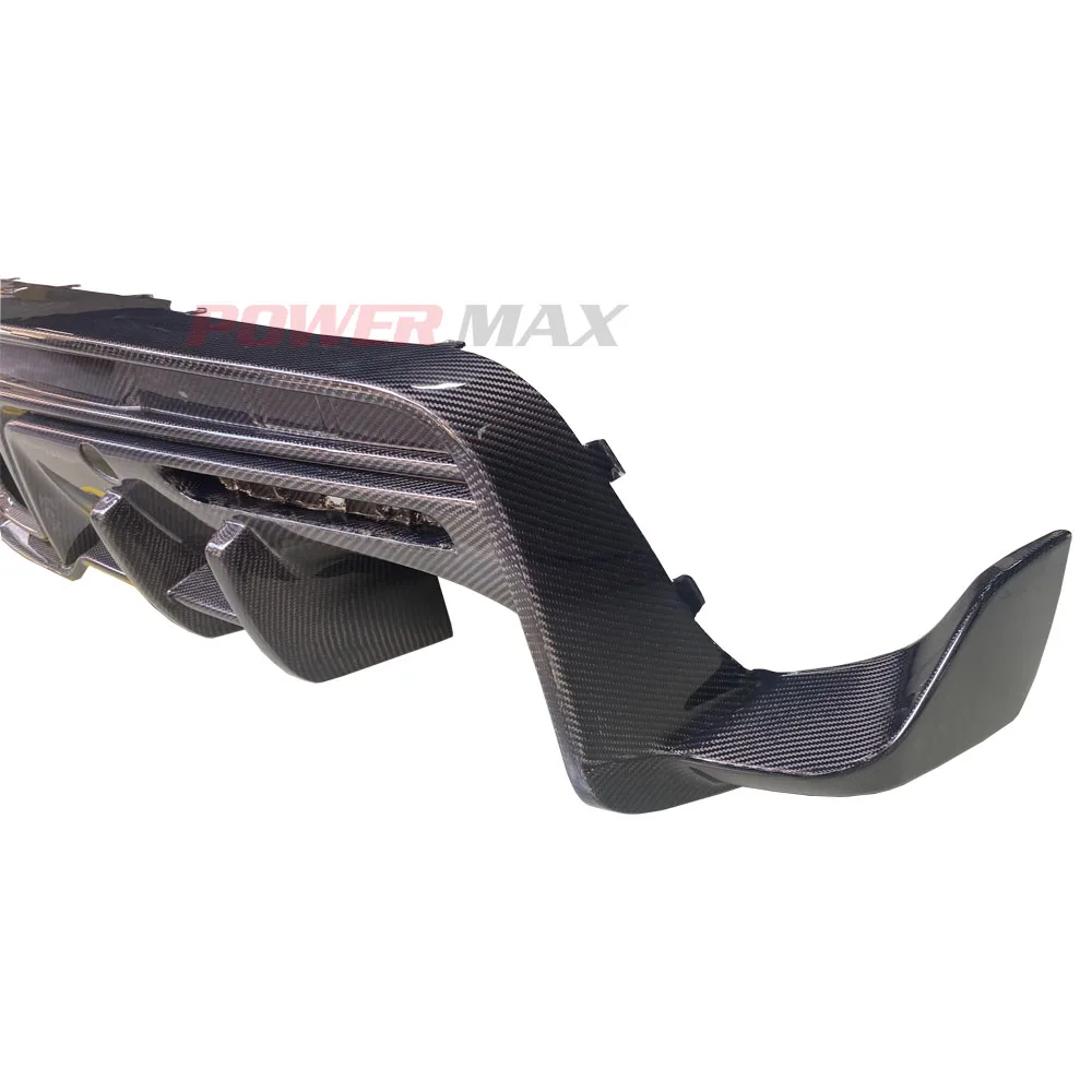 Carbon Fiber T Style Rear Lower  Bumper Lip Diffuser 2019- for Toyota GR Supra A90 A91 MK5 Rear Diffuser