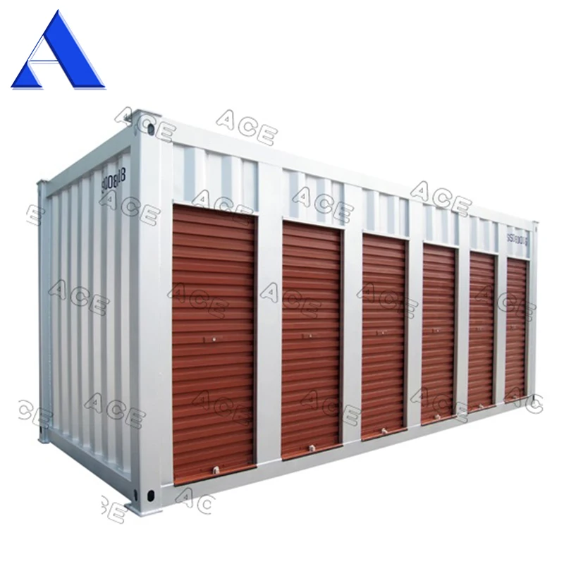 
Roller Shutter Door Mobile Shipping Units 20ft Storage Container 