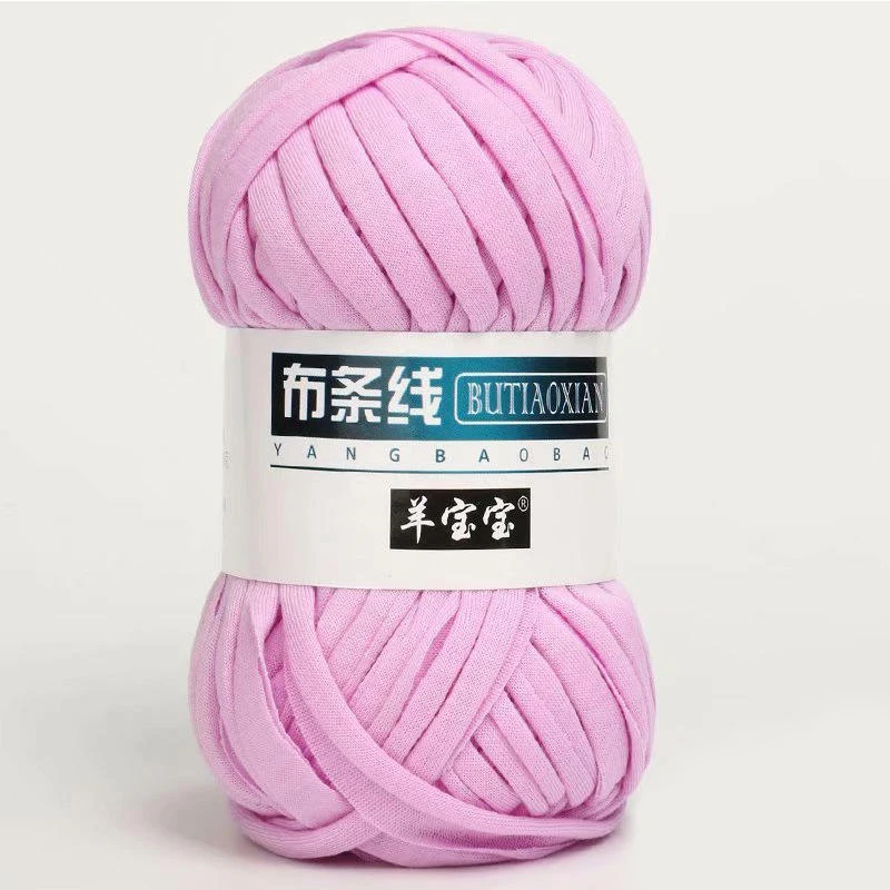 Supplier cotton knitting thick t-shirt Hand Knitting, Weaving, crocheting  t shirt cloth yarn for handmade bag ribbon   yarn