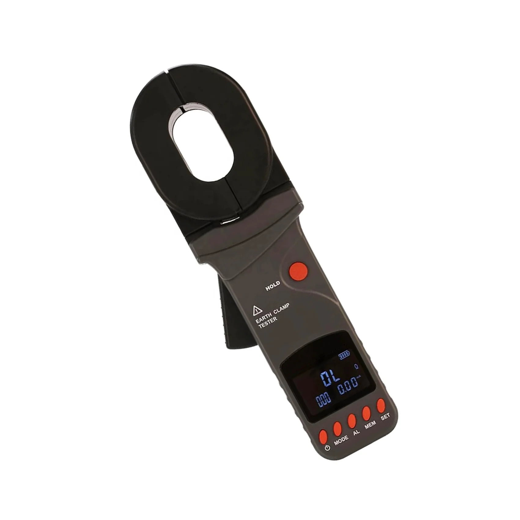 ROKTOOLS Digital Clamp Meter Ground Resistance Tester 1200Ohm Tong Tester