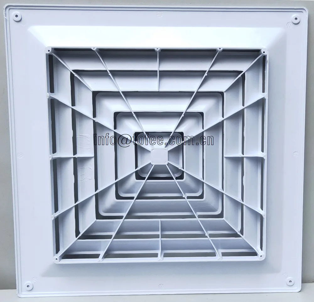 ABS Plastic Square Ceiling Diffuser