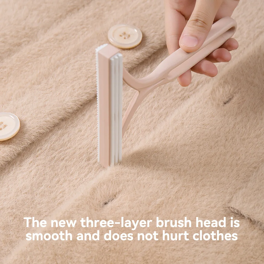 Portable Lint Remover Fuzz Fabric Shaver Double Sided Carpet Clothes Pet Hair Scraper Manual Cleaning Brushes