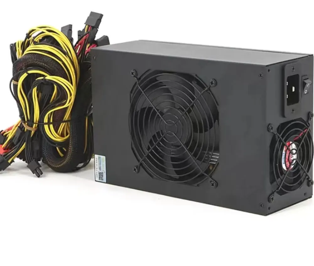 Hot sale 2000w Pc Psu  Quiet Power Supply 12v Atx  2000w 2200w 2400w Power Supply Support 8 Graphics Card Power Supply