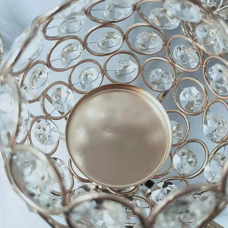 
Luxury 5 arms wedding centerpiece table decorative tall metal gold candelabra 