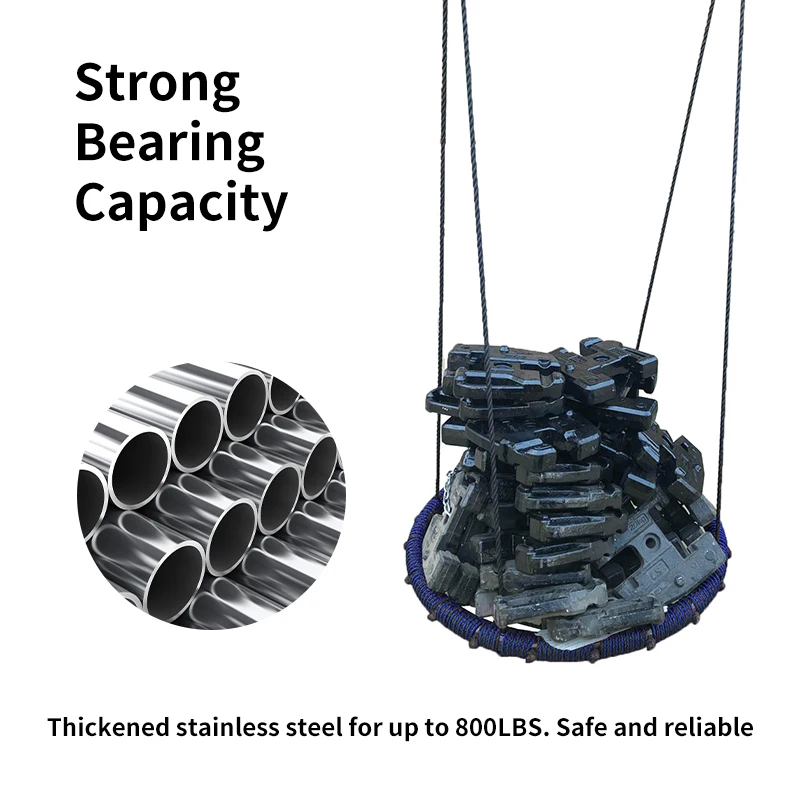 Portable Playground Accessories Outdoor Garden Tree Round Web Swing Nest Swing for Kids