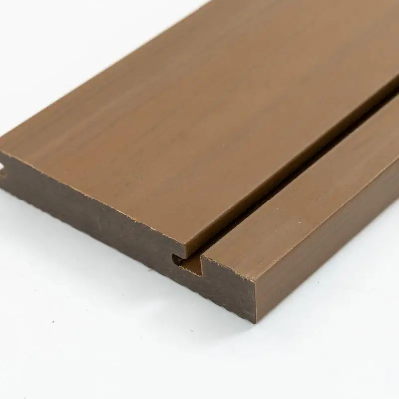 2024 New Anti-UV Waterproof Wood Plastic Decking Smooth ipe Anti-Slip Outdoor Terrace Floor Wpc Composite Flooring Tiles