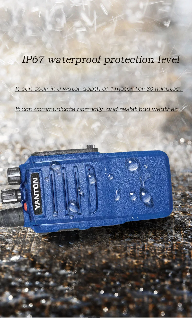 DM 900 professional digital explosion proof intercom dangerous gas IP67 waterproof analog long distance two way radio