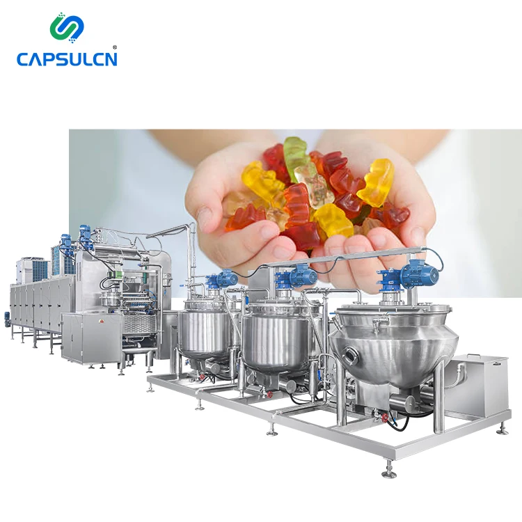 2023 New Product 25-55 N/min Vitamin Gummy Bear Candy Forming Candy Making Machine