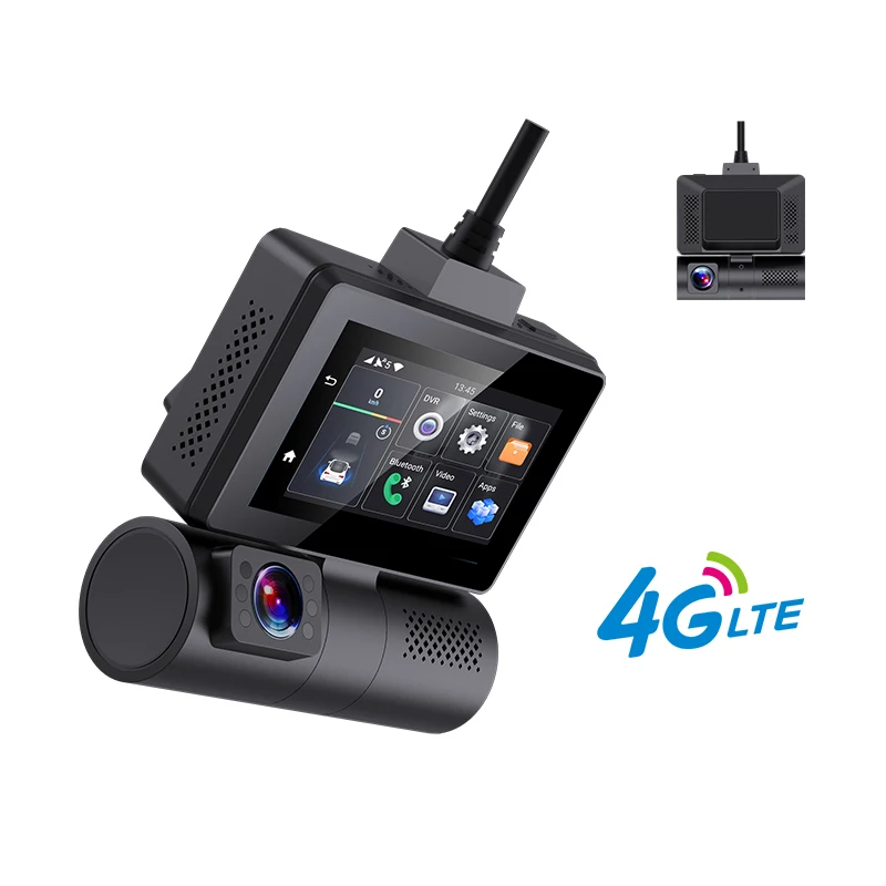 3-дюймовый видеорегистратор android 10 2 + 32g 4g с Wi-Fi и gps-трекинг adas fit cmsv6 поддержкой прямой трансляции на телефон автомобильная камера