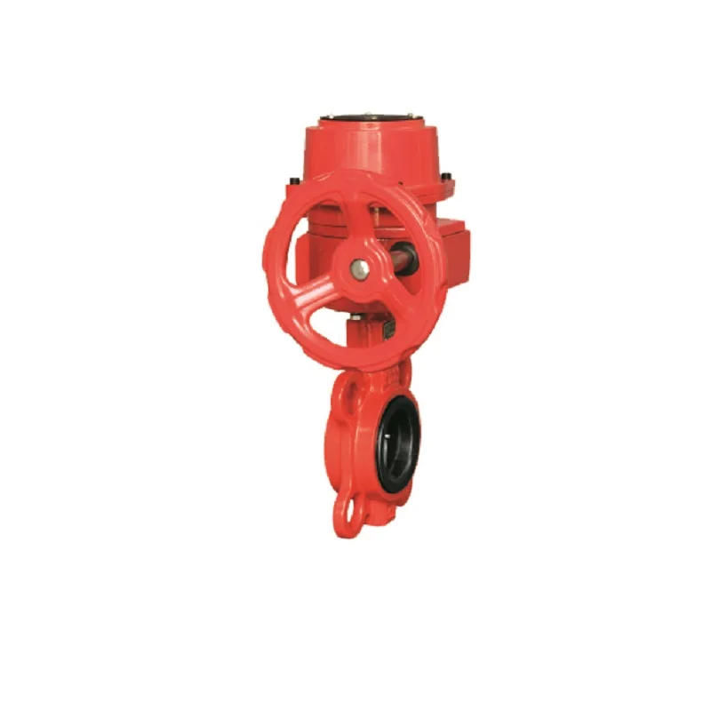 BS standard PN10/16 Cast iron Fire Control Signal Butterfly Valve