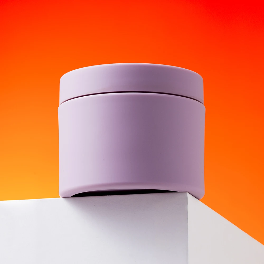 2024  Environmental Friendly Frosted  Natural Body Butter Cosmetic Container  PET Plastic Cream Jar Travel Storage Face Creams