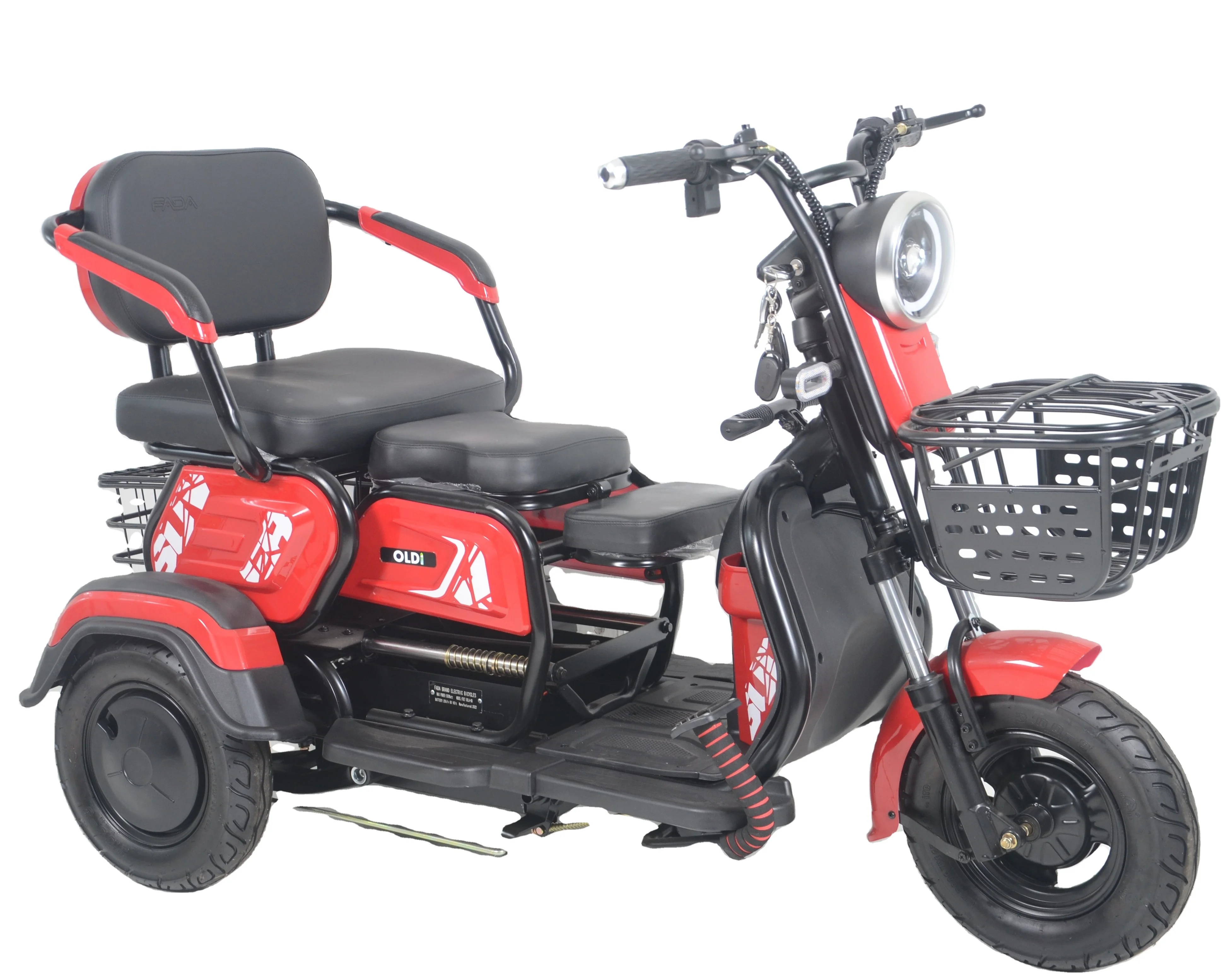 China manufacturer  electric tricycle low price import three fat wheel for passenger adult