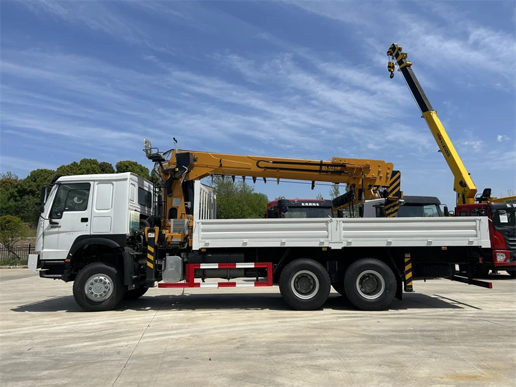Китай sinotruk 6*4 левый привод 12ton кран с заводской буровой установкой