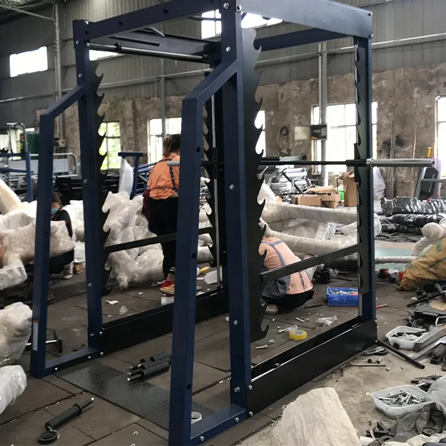 Factory Price Professional Strength Gym Equipment Squat Rack 3D Smith Machine Smith Machine Cable Crossover