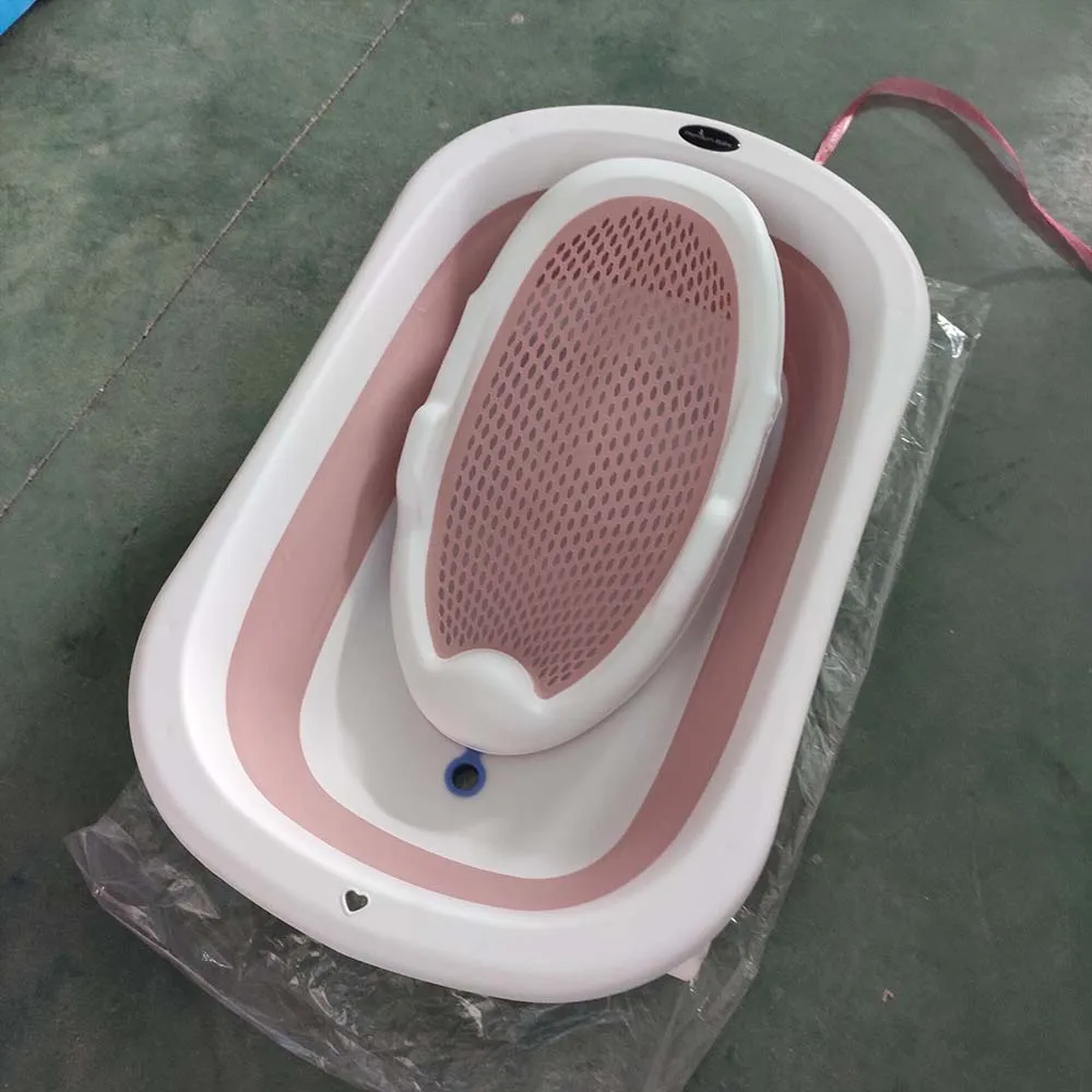 BPA free hot sale factory directly soft TPE baby bath support baby bath aid in bath tub with lowest price