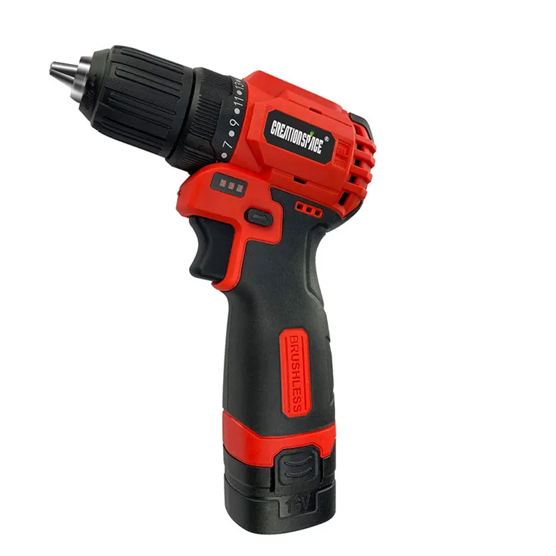 13mm electric cordless drill impact screwdriver and brushless impact 18v power drill