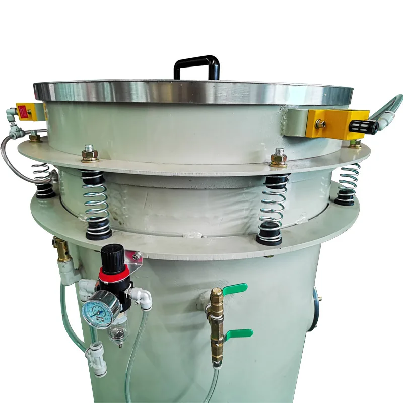 HUALONG stone machinery Water jet Abrasive pneumatic Vibrating Screen garnet purifying System for waterjet cutting machine