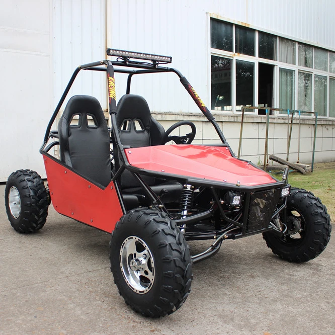 Kandi 200cc off road go kart for adults Oil cooled CE approved sand buggy CVT led headlight carbon fiber plastic