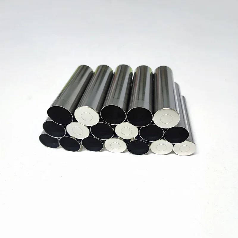 18650 26650 21700 32650 Cylindrical Stainless Steel Battery Case with Anti-Explosive Cap and Insulation O-ring