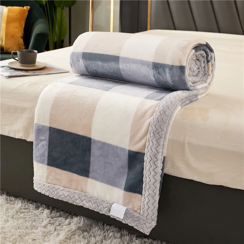 Wholesale custom luxury home throw blanket mesh pineapple lattice waffy soft flannel fleece velvet blanket