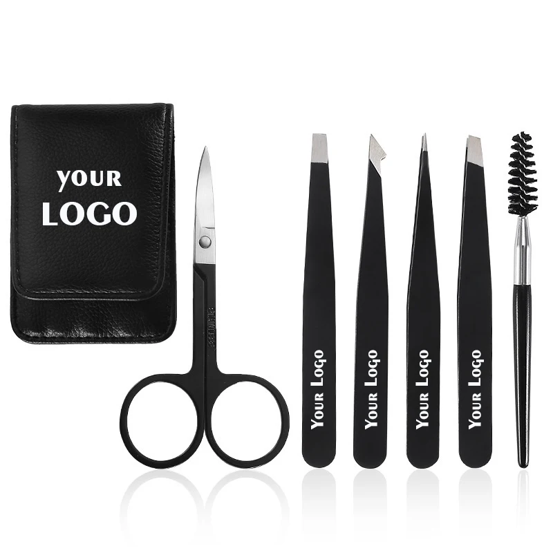 6 шт. профессиональные щипчики для бровей