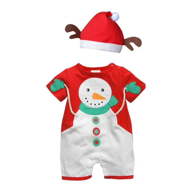 Одежда для малышей, детский комбинезон, милая Рождественская одежда для малышей