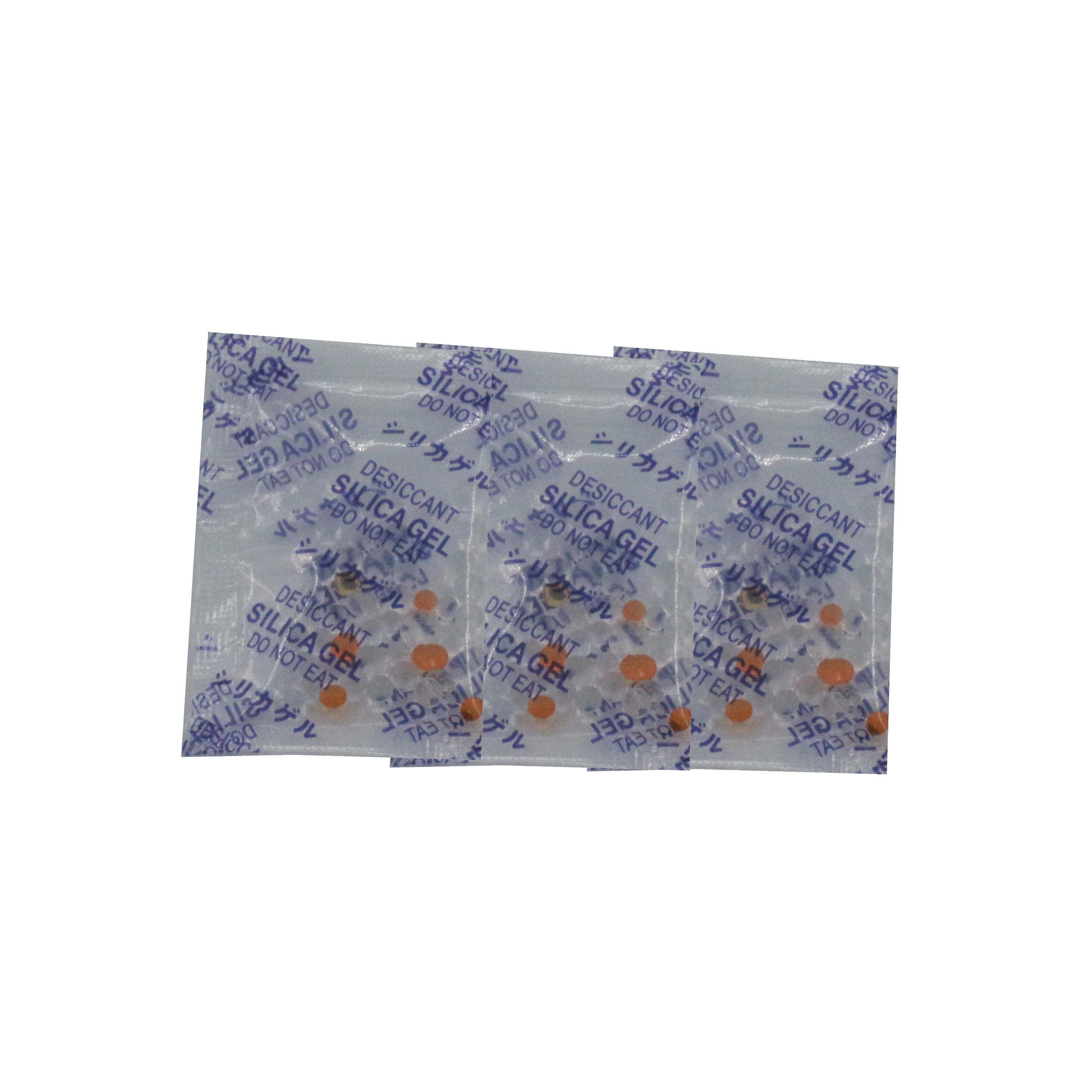 
1g orange White silica gel bags packets superior super dry desiccant big ass breast boob opp manga plastic paper desiccant 