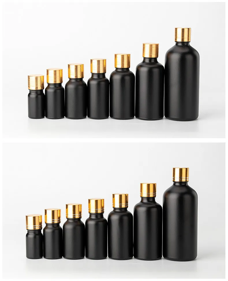 
wholesale frosted essential oil bottles 10 15 20 30 50 60 100 ml e liquid e juice glass dropper bottle 