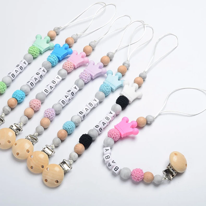 New Arrival  Environmentally Friendly Silicone Baby Pacifier Clip Without Bisphenol
