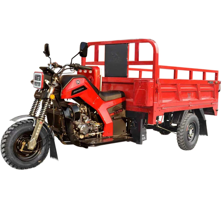 Zonsen New Model 200cc Tricycle Passenger  Rickshaw And Cargo Tricycle Motorcycle Fuel Gasoline Three Wheels Motorcycle