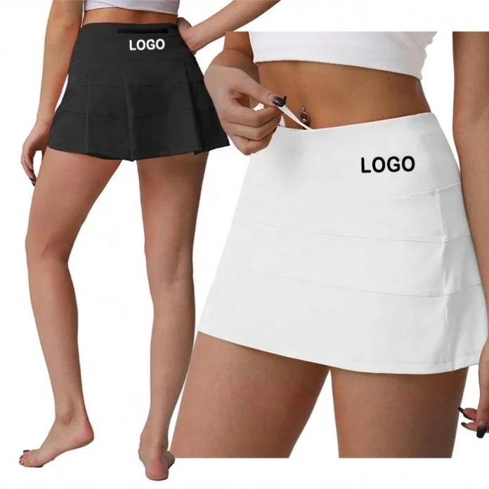 High Quality Fitness Shorts Padel Clothes Wear Black Tennis Skirt