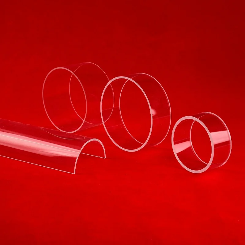 High Quality Clear Quartz Glass Tube Large Diameter Quartz Tube Quartz Glass Pipe