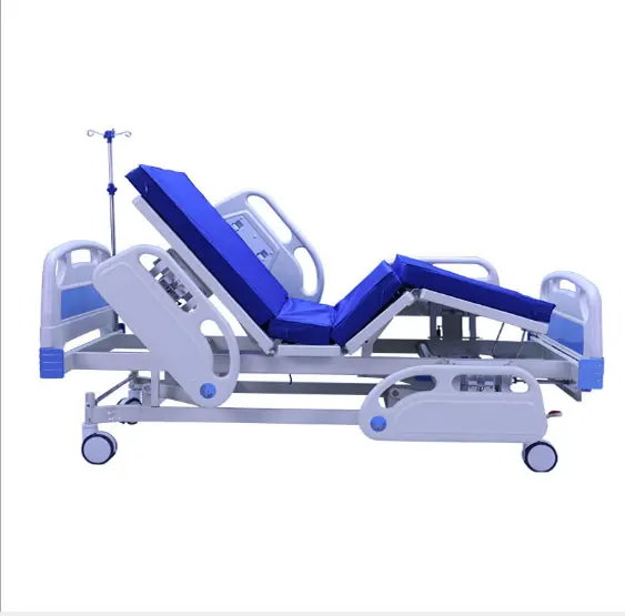Hospital Furniture ICU Room 3 Function Medical electric therapy bed with mattress