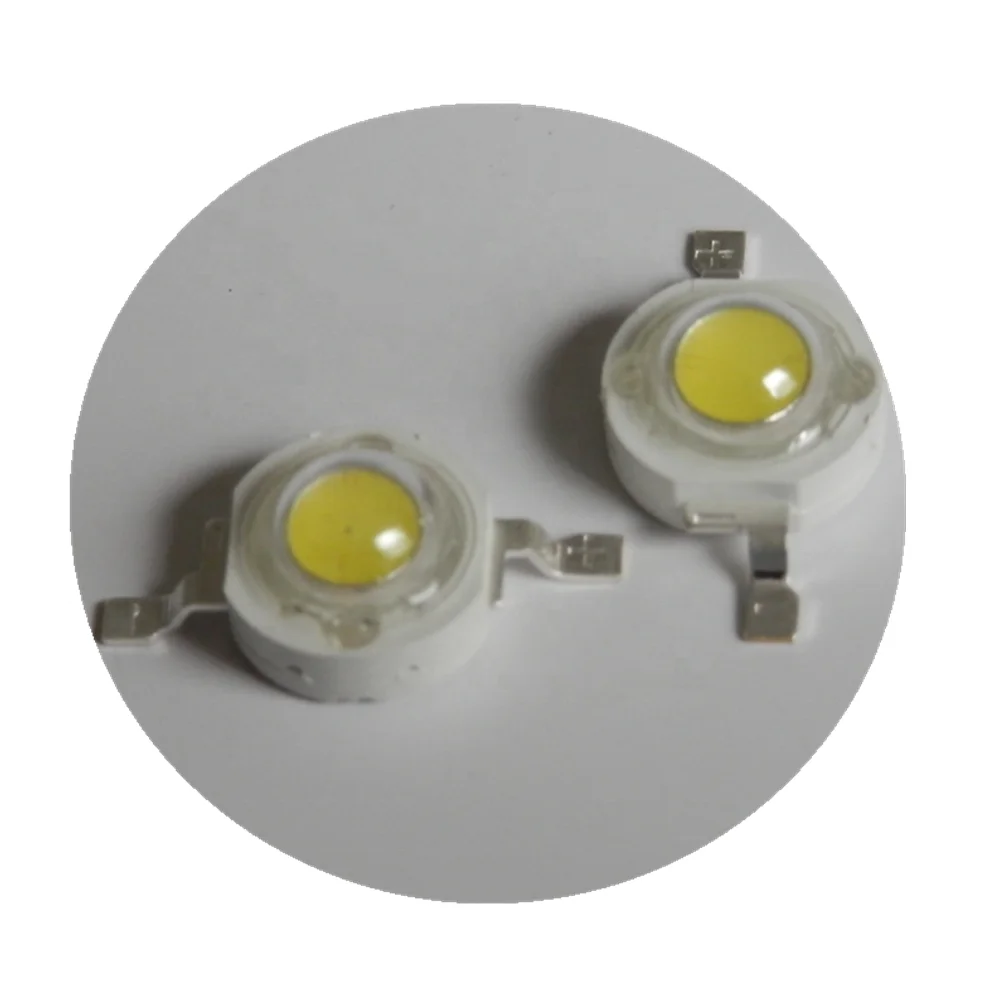 Bridgelux 40mil white 1W 300mA - 330mA Led lamp 120lm 6000K - 6500K packed in bag