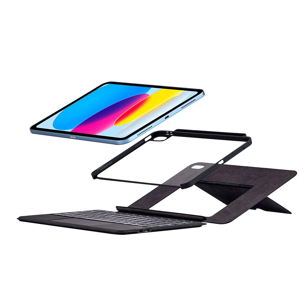 2024 Newest BT Wireless Keyboard Case For iPad10 10.9inch Generation 10.9 inch keyboard Cover Case