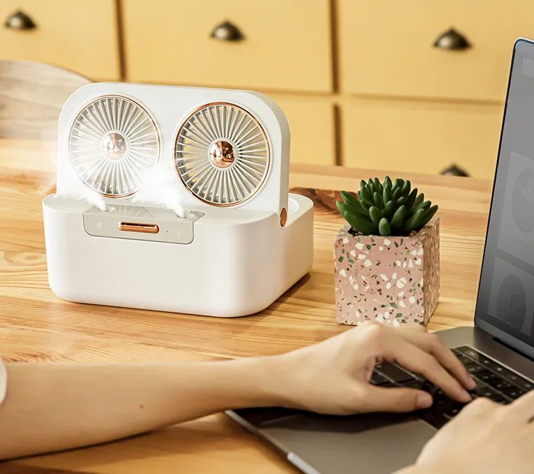 4000 мАч батарея мини вентилятор воздушного охладителя воды для дома Портативный воздушные кондиционерные вентиляторные со спреем