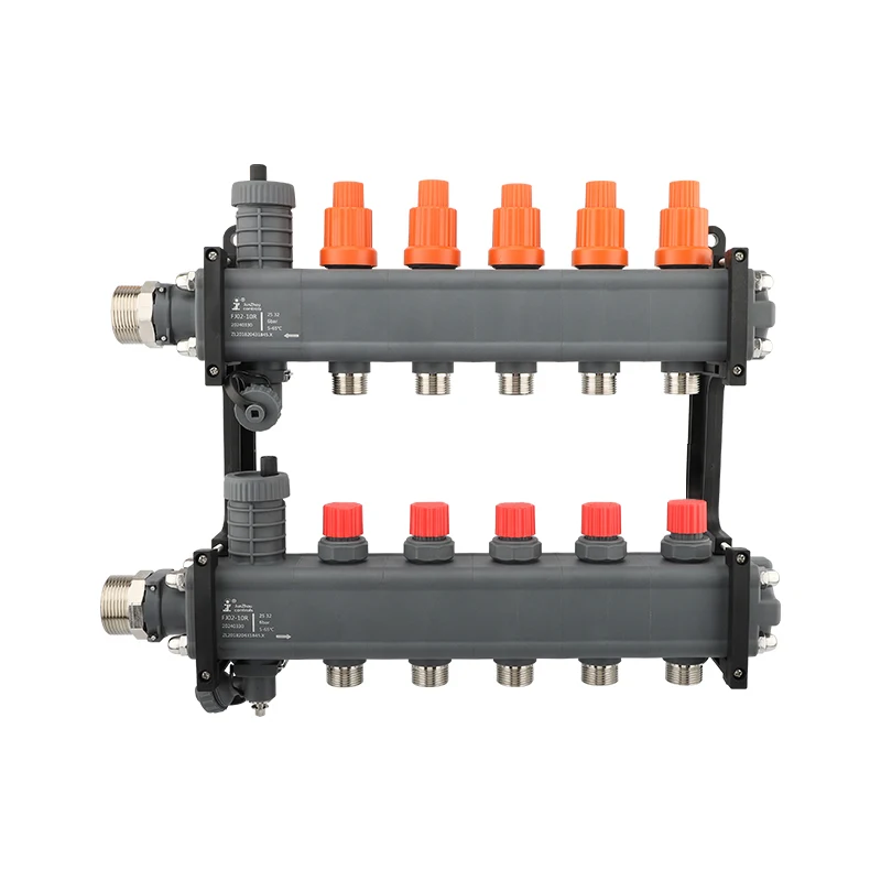 Hot Sell 2-10 Plastic Water Circulation Pipe Collector Radiation Floor Heating System and Mixing Valve