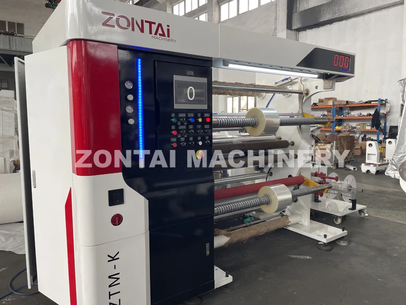 ZONTAI BOPP PET PVC Film High Speed Slitter Rewinder