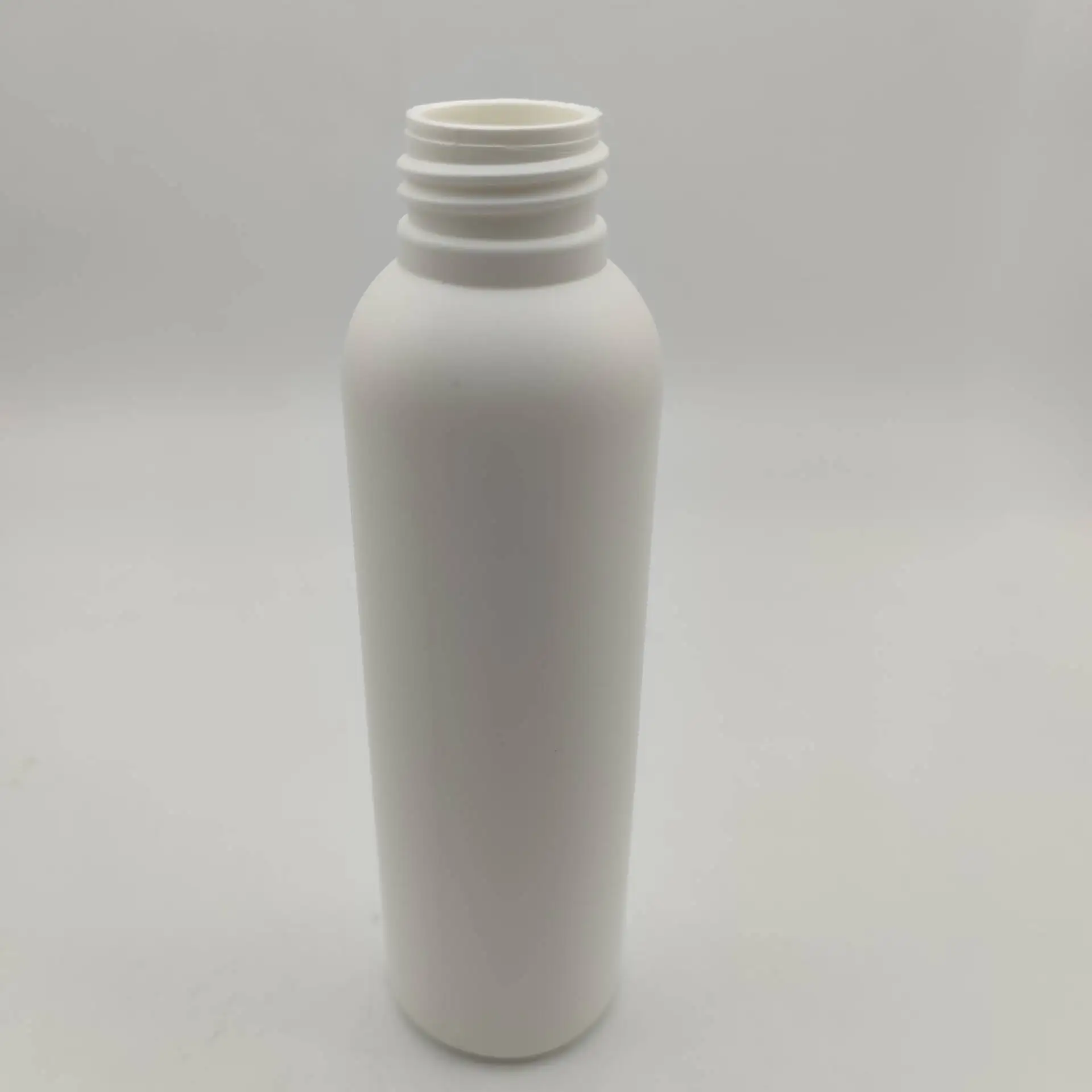 4 oz Cosmo round shape bottles soft touch bottles HDPE plastic bottles for shampoo conditioner