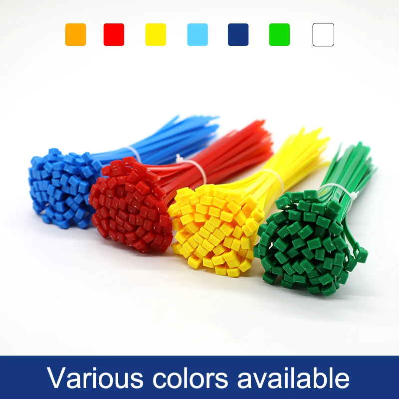 Factory Direct cable zip ties Self-Locking Nylon cabel tie reusable fastening cable ties